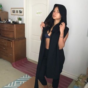 Rick Owen Style Massive Wool wolven Hoodie Scarf